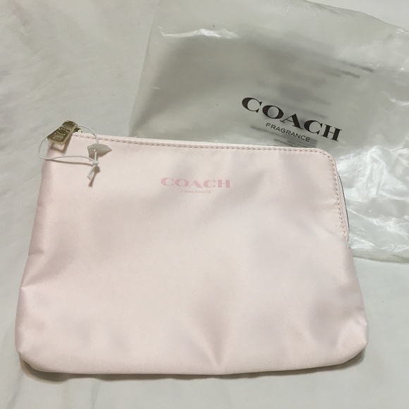 Coach Handbags - New Coach fragrance pink makeup bag